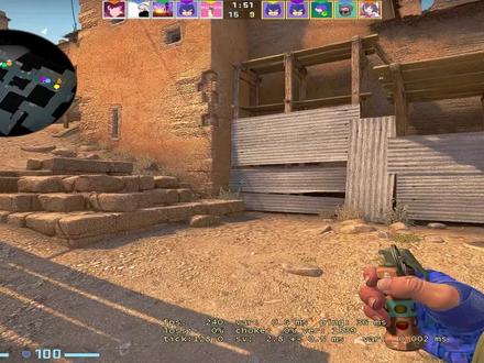 艾特你的好兄弟给你丢这颗闪 #csgo道具 #炙热沙城 #se7en