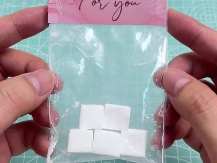 用海绵做爆浆牛奶捏捏乐#手工diy #手工 #学生党