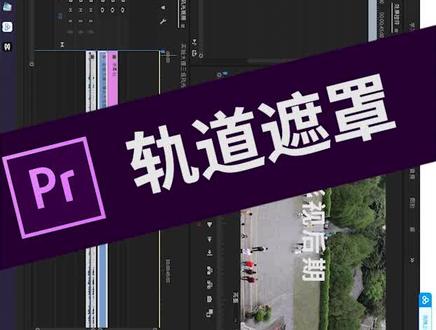 #后期制作 #剪辑 #pr 一分钟教你学会pr轨道遮罩小技巧~