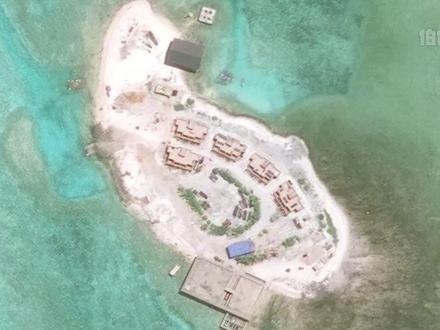 羚羊礁填海造岛目的为黄岩岛做准备 #羚羊礁 #黄岩岛 #筐仔沙洲