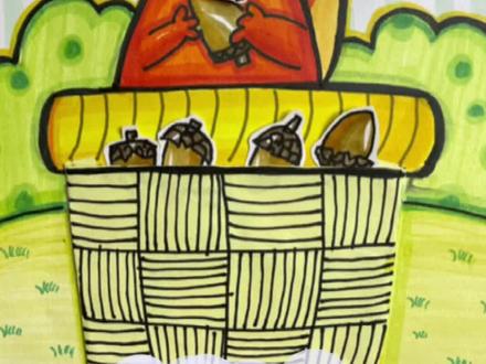 简单又可爱的小松鼠!#松鼠 #创意美术 #简笔画 #绘画教程 #绘画 #绘画日常