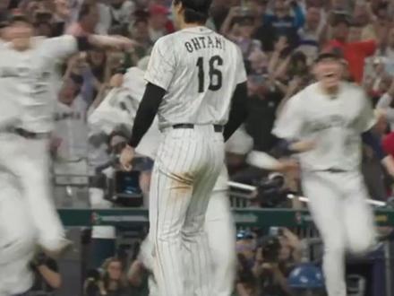 再见三振!大谷翔平9局上场面对特劳特,三振“队友”,带领日本队获得2023年#世界棒球经典赛 冠军!#上抖音看棒球直播