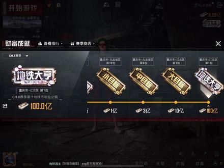 熬了两个月终于百亿了,现在坐等新赛季旧封锁区#旧辞