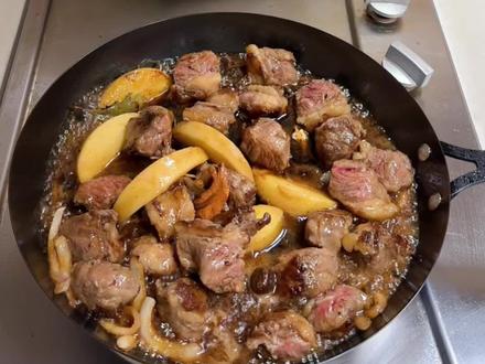 苹果和牛肋条的组合yyds