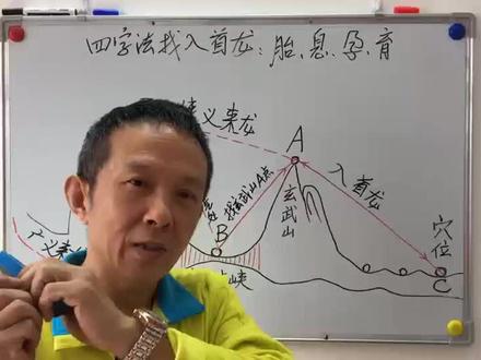 想知道如何找入首龙吗?请看四字法:胎、息、孕、育。 #易学 #风水 #传统文化