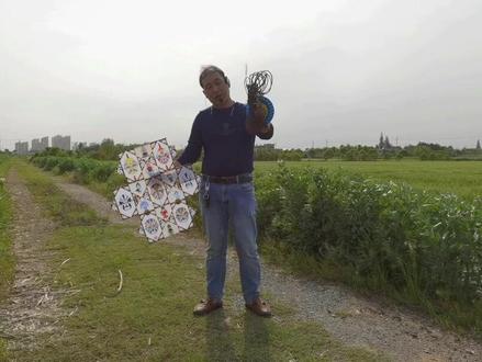 六十公分七星板鹞风筝放飞教程#非物质文化遗产手工制作 #非遗传承 #民俗文化 #一起享受大自然的美