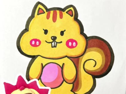 一看就会的小松鼠简笔画教程#简笔画#松鼠简笔画#创作灵感#育儿简笔画#简笔画教程@抖音小助手@DOU+小助手