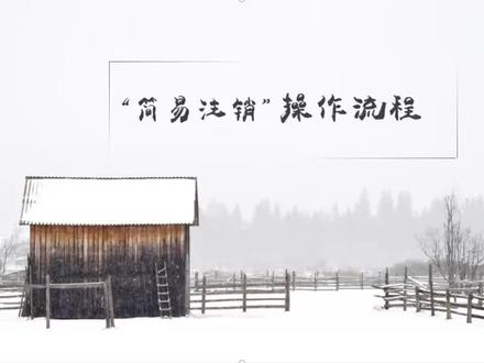 # “简易注销”操作流程