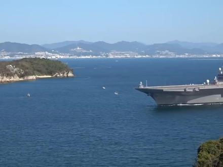 岛国印太部署-2024海上编队,加贺号第一阶段改装完成#军事迷