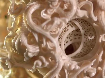 中国鬼斧神工的神器,老外拿仪器扫描都想不通,圆球是怎么进去的 #鬼工球 #手艺人 #非遗 #工匠手艺