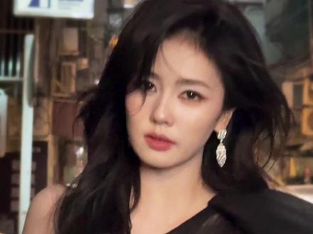 小黑裙 大波浪~#白鹿 #尖叫之夜