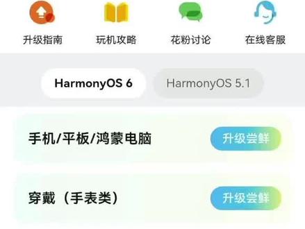 华为#鸿蒙系统6.0机型2025年12月22日升级鸿蒙专区