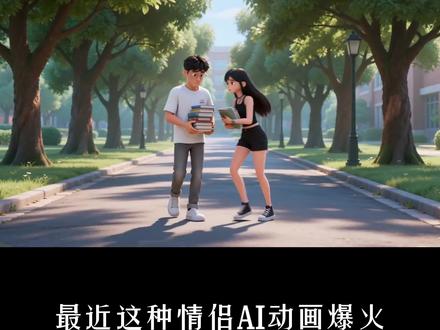 我用AI做了我们的恋爱短片! #小云雀AI #AI短片 #AI动画 #520 #AI视频