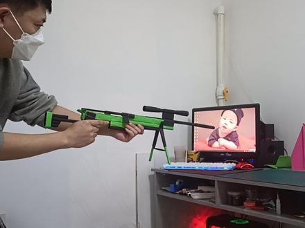 A4纸打造可抛弹壳AWM狙击步枪 教程详细 #手工diy #自制玩具 #手工折纸 #纸枪 #手工玩具