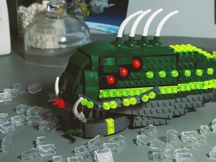 儿童乐高玩具:搞笑的食人鱼是怎样做成的?它的牙齿好锋利啊! #儿童 #乐高 #玩具 #食人鱼 #搞笑