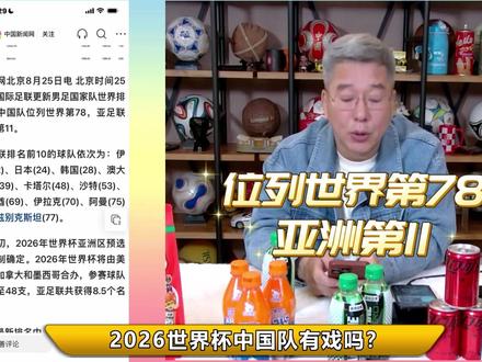 #2026世界杯 我们的希望有多大?#dou来足球季 #足球 #中国足球