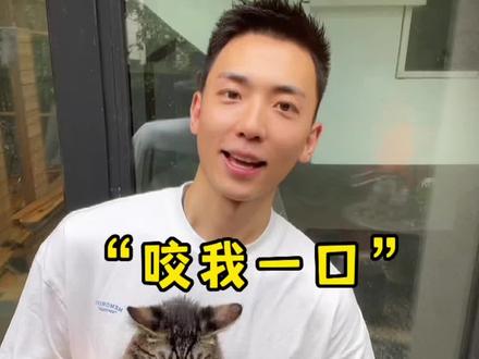 “咬我一口”以后有家了~#我和我的猫 #铲屎官的乐趣 #记录猫咪日常