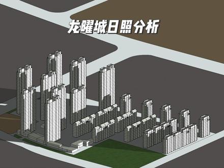 北辰区龙曜城日照采光分析#龙曜城#日照采光分析#选房攻略