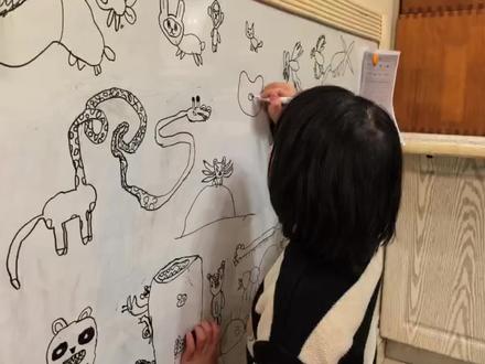 《疯狂动物园》里的变异动物。#画画使我快乐