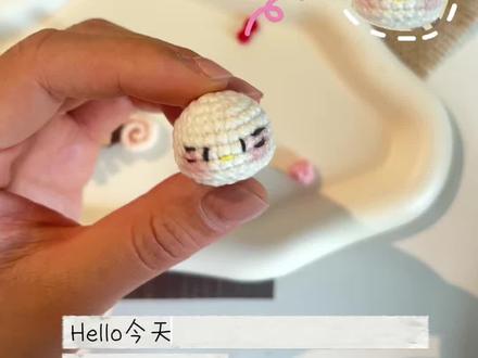 Hellokitty耳朵免缝合钩织教程 #毛线钩织 #钩织kitty #钩针图解 #针钩教程