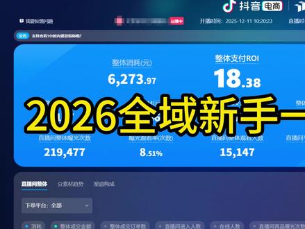 0 基础必看!全域投放起号保姆级教程 #巨量千川#抖音电商