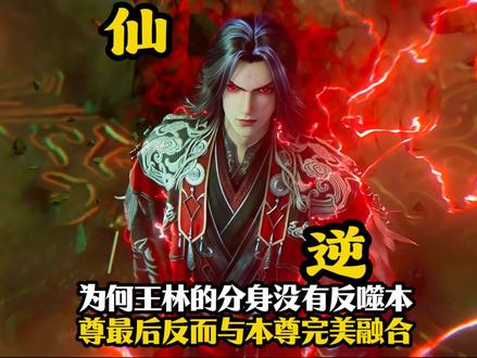 仙逆:为何王林的分身没有反噬本尊最后反而与本尊完美融合#国漫推荐国漫解说 #仙逆#王林#国漫#动漫解说
