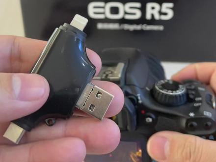 手机读卡器解决老款相机没有WiFi功能,照片、视频、文件相互传输,简单方便。#数码好物推荐 #手机读卡器 #摄影器材