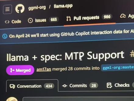 llama.cpp合并了MTP功能,无痛加速两倍! #mtp #openclaw #ai #本地部署 #hermesagent