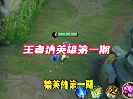 王者猜英雄第一期 #王者荣耀