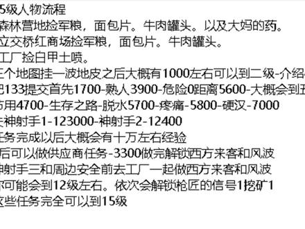 逃离塔科夫新档如何快速15级任务流程