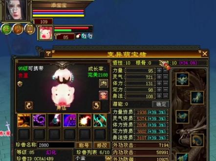 85级的5300资质萌宝猪输出堪比433号呀。#我的游戏日常 #天龙八部端游 #瑾熙哥哥的游戏vlog