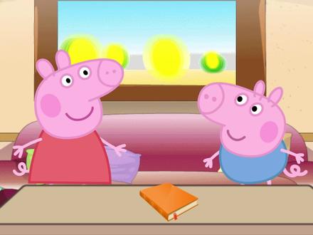 佩奇教乔治读诗,乔治能学会吗 #益智动画 #动画 #儿童动画 #动画小故事 #幼儿启蒙教育 #早教动画