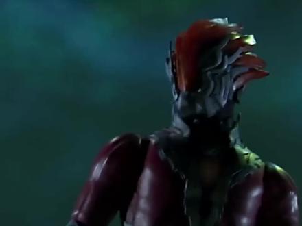 赛罗奥特曼一刀劈死火焰战士,火焰战士喷出的居然是岩浆!