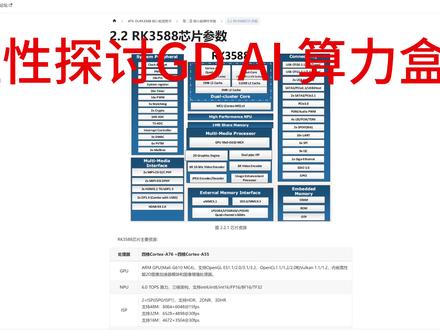 解析一下当下最火的GD Ai 算力盒子 #DMA #双击转换 #GDAI