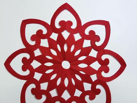 剪纸 新年剪窗花 简单的手工 自己动手做新年装饰 #剪纸教程 #窗花剪纸 #新年房间装饰 #简单手工 #手工diy