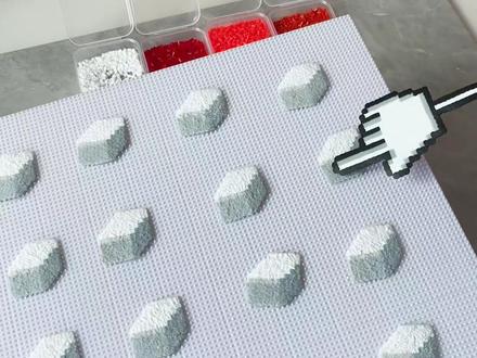 谁还没做过霉豆腐呀,让你拼豆的闺蜜给你做#手工diy作品大赏 #创作者中心 #创作灵感 #拼豆 #霉豆腐