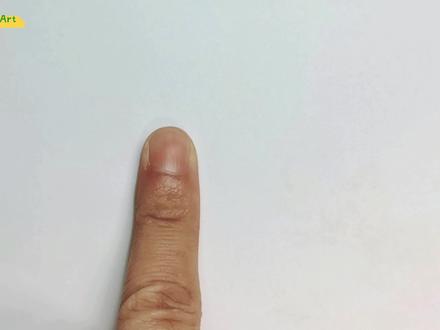 教你用手指画一双鞋子,方法很简单哦 #简笔画教程 #手绘 #创意简笔画