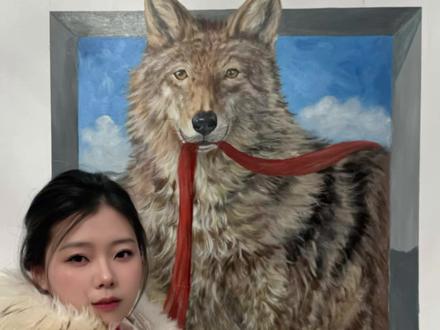 愿每一个生命都能被温柔以待,愿每一片草原都能远离枪声。#重返狼群 #格林 #画画 #原创视频 #青年创作者计划