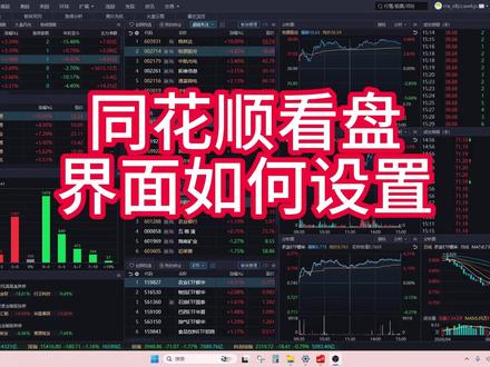一个视频学会同花顺看盘界面如何设置 从整体到局部全面清晰把握市场情况。#同花顺 #看盘技巧 #股票知识交流 #交易系统理念以及构建