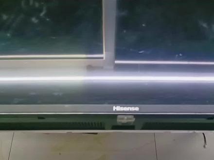 海信电视H65E3A-Y屏幕坏,图像发白无显示,拆机检查烧模块了,修屏换模块修一修700百#液晶电视维修 #液晶屏维修 。