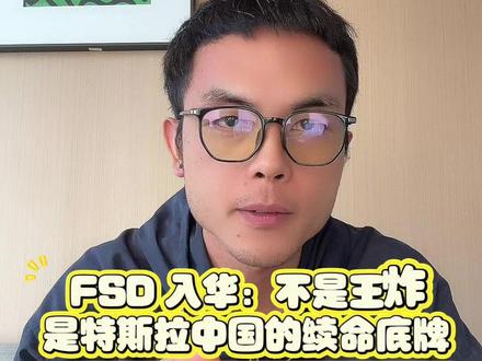 FSD 入华:不是王炸,是特斯拉中国的续命底牌#FSD