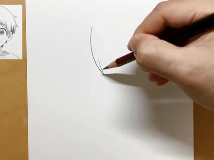 《新手如何画动漫男孩 || 简易动漫绘画教程》#画画 #素描 #绘画 #青年创作者成长计划