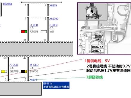 同行宝马X5更换起动机后无法起动,维修解决起动问题继续处理机油压力传感器报码。