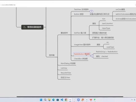 Android基础控件之RadioButton #android #android开发#androidstudio