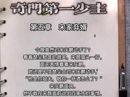 楚尘,宋家弃婿?#爽文 #每日小说推荐 #小说分享