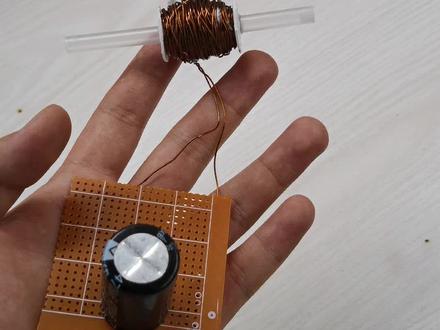 电磁弹射咱们不会玩,教你制作电磁炮玩玩。 #电磁炮 #电磁弹射 #电子电路DIY之家 #抖音小助手