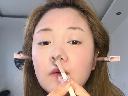 邪修修容又来了~#百万美妆新星计划 #鼻子修容 #修容教程 #化妆分享