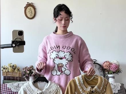 🍪可甜可优雅的饼干屋大衣! #南十字宇宙洋服社 #lolita大衣 #三坑少女 #lolita #lolita安利