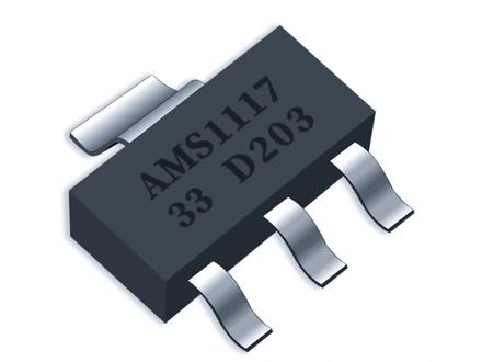 AMS1117--1A LDO稳压器电路
#电子元器件 #半导体