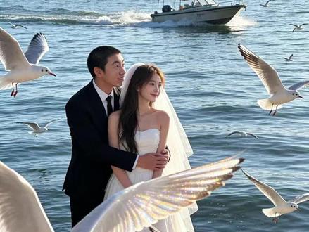 不用自己去拍的婚纱照~#豆包ai #豆包出大片有两把刷子 #豆包生图